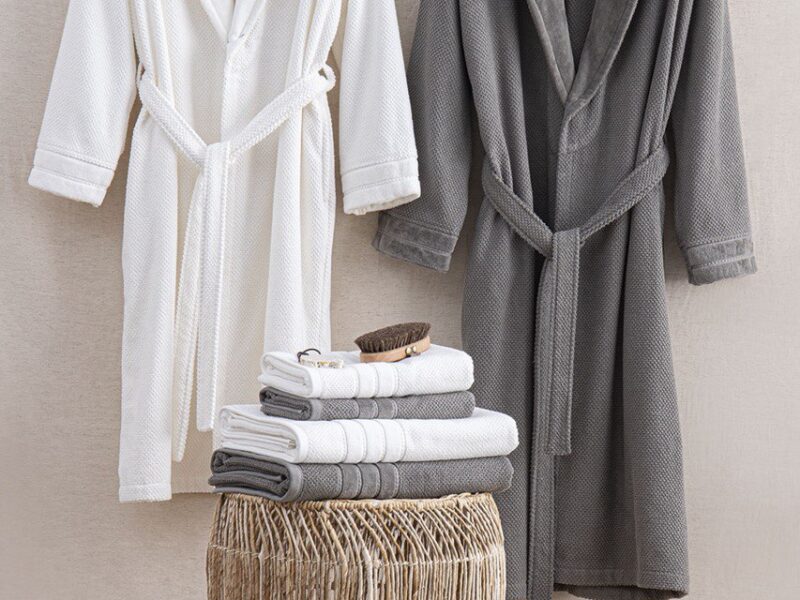 Ecotextile meeste hommikumantlid 100% puuvillast