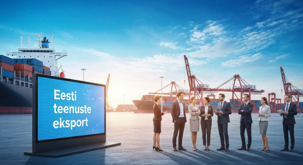 Eesti teenuste ekspordi ülejääk kasvas 815 miljoni euroni