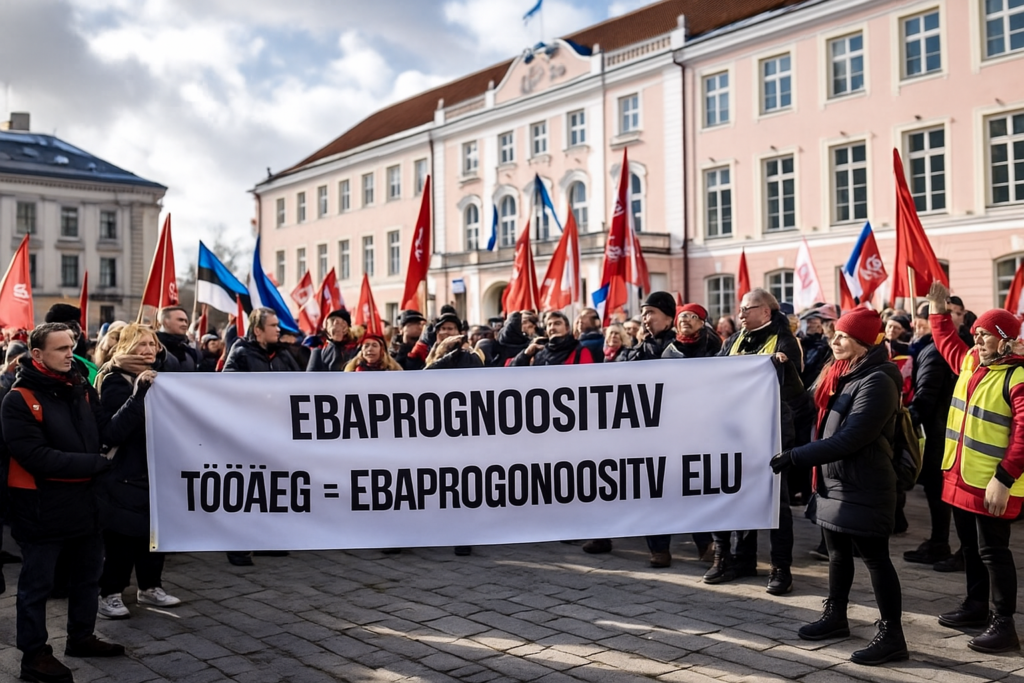 Ametiühingud protestivad muudetavate tundidega töölepingute vastu: kas töötajate sissetulek ja kindlustunne on ohus?